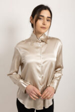 MINA: Relaxed-Fit silk shirt
