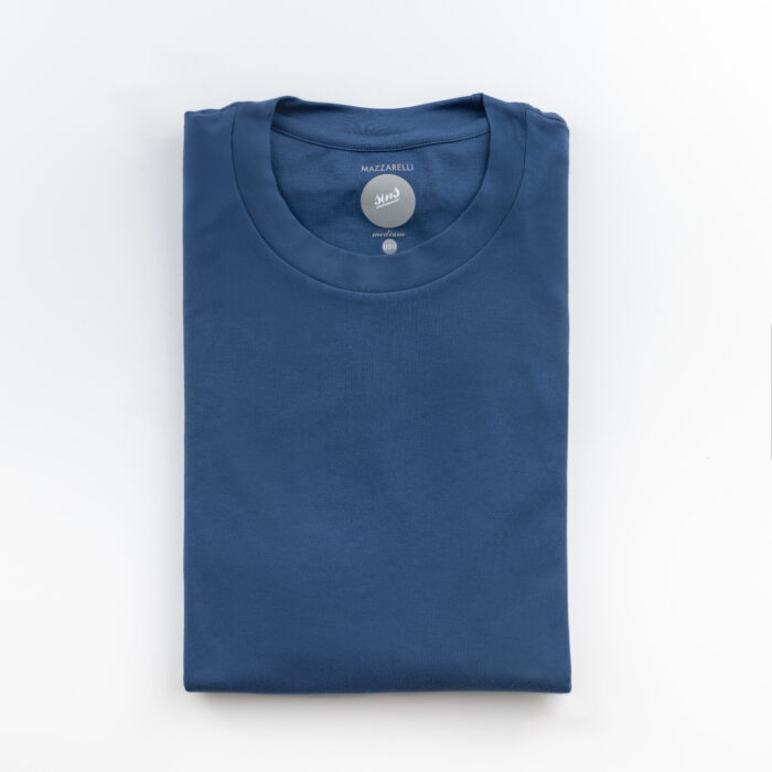 T-shirt a manica lunga in jersey misto cotone ed elastan - immagine 1