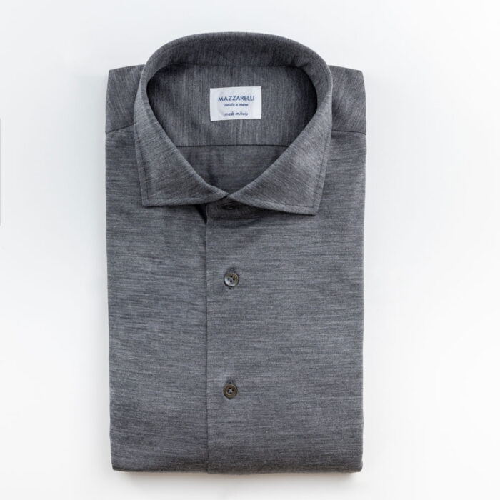 Camicia in pura lana vergine super 120’s - immagine 1