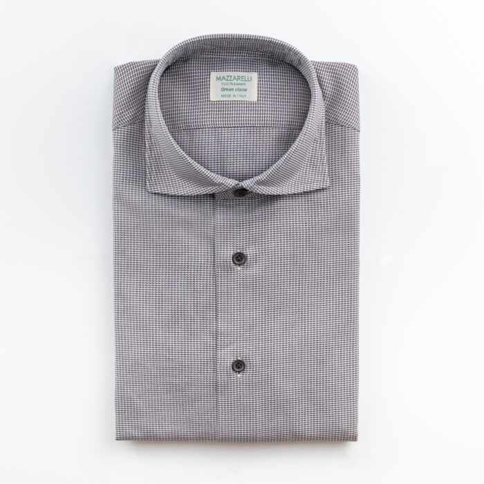 Camicia pied de poule in yoga duke di albini - immagine 1