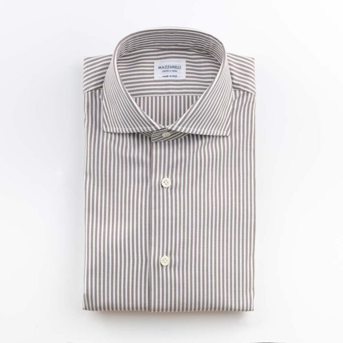 Camicia a righe in yoga duke di albini - immagine 1