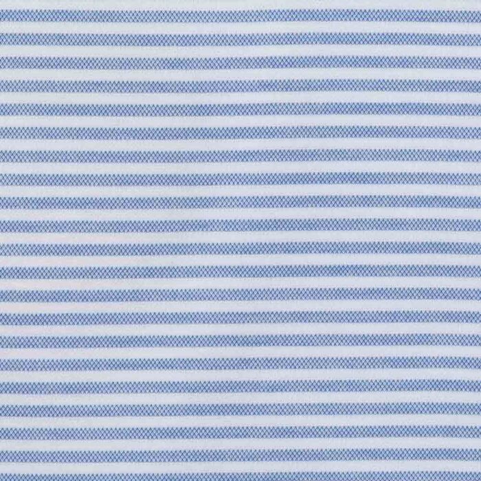 T-shirt a righe in jersey misto cotone con collo a contrasto - immagine 2