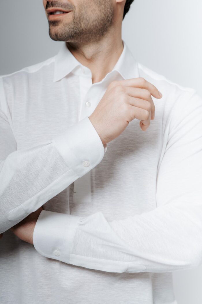 Polo camicia in jersey Piquet - immagine 3