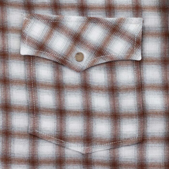Camicia texana a quadri in cotone e lyocell - immagine 3