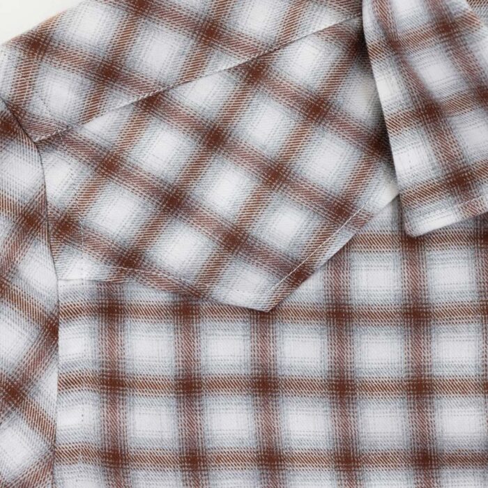 Camicia texana a quadri in cotone e lyocell - immagine 4