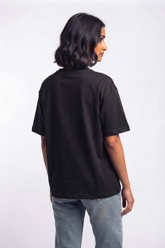 T-shirt Oversize: t-shirt girocollo oversize in cotone elasticizzato - immagine 3