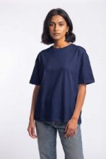 T-shirt Oversize: t-shirt girocollo oversize in cotone elasticizzato - immagine 5